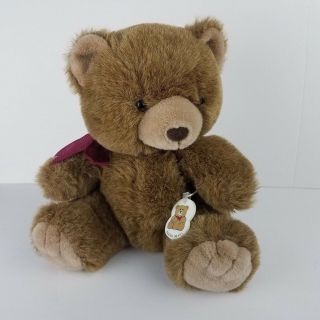 Amc Barney Barneys Vintage Barney Bear Teddy Bear 1985 Plush Stuffed Animal