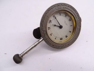 Antique Waltham 8 Day Car Clock Automobile Pocket Watch Vintage 1900s Old Retro