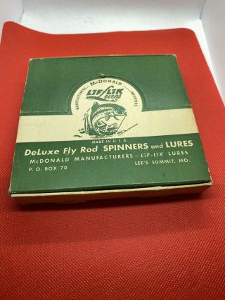 Old Mcdonald Lif - Lik Lures Spoons In Store Display Fishing Nos Rare