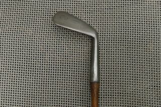 Antique Vintage Hickory Shaft Early Anderson Anstruther Smooth Face Mashie Syle