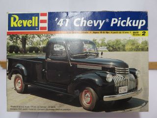 Vintage Revell `41 Chevy Pickup 1:25th Scale Model Kit Skill Level 2 No Box
