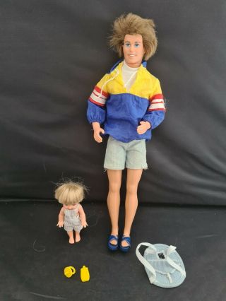Vintage 1996 Big Brother Ken And Baby Brother Tommy Barbie Mattel