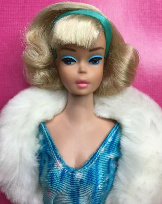 Reserved - Vintage American Girl Blonde Sidepart Japanese Barbie Doll Byapril
