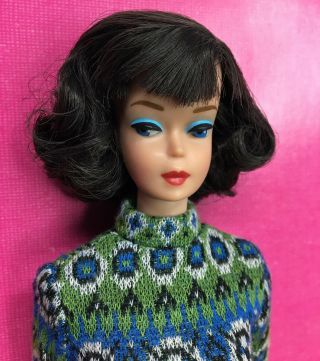 Reserved - Vintage American Girl Brunette Sidepart Japanese Barbie Doll Byapril