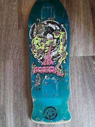 1986 - 87 Santa Cruz Rob Roskopp Iv Skateboard Deck