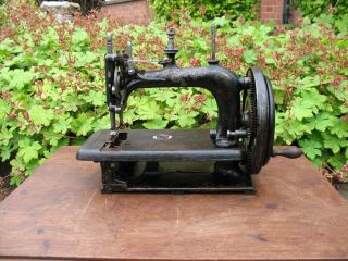 Rare Antique 1870s James Weir Zephyr Lockstitch Sewing Machine