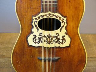 Antique Inlaid Flat Back 8 - String Mandolin 4
