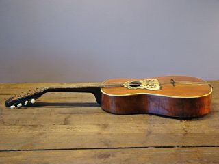 Antique Inlaid Flat Back 8 - String Mandolin 5