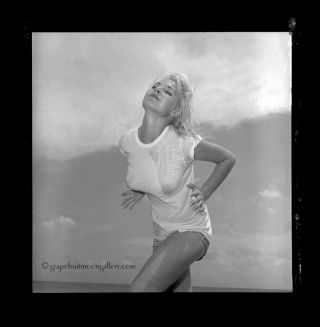Bunny Yeager Black & White Camera Negative Model Lisa Winters 1950s 2