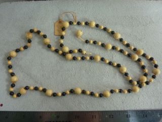 Vintage Vegetable Ivory Bead Strand/necklace - - - No Clasp