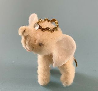 Vintage Ara Wool Animal Elephant For Doll Pet Ginny Muffie Madame Alexander Kin