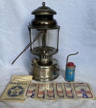 Radius 119.  Lantern Lamp.  Radius Primus.  Rare Old From 1930’s.