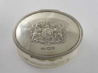 Smart Antique Edwardian Solid Sterling Silver Snuff Box Irish Society 118 G