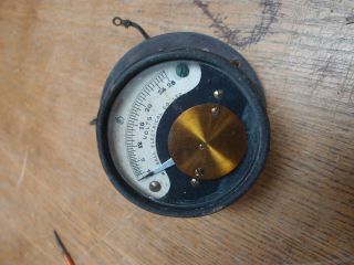 Brass Cased Vintage Voltmeter 0 - 26 Volts Wallsall Electrical Co Ltd.