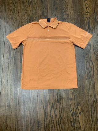 Vintage Nike Golf Polo Shirt Mens Large Orange