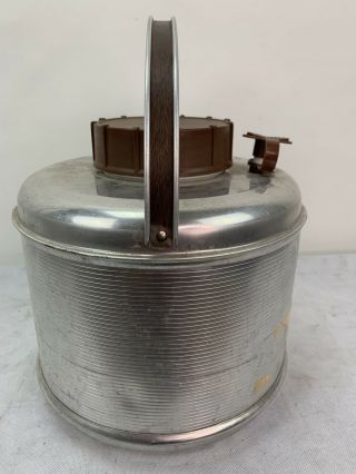 Vintage Poloron 1 Gallon Insulated Aluminum Cooler Jug Antique Water Cooler 3