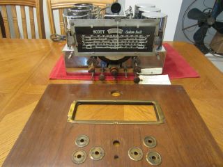 Antique Eh Scott Phantom Deluxe Radio Receiver Chrome - 1930s Wow