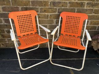 Vintage Childrens Folding Chairs