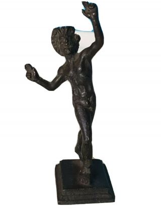 19th Century Bronze Figure Of The " Dancing Faun "