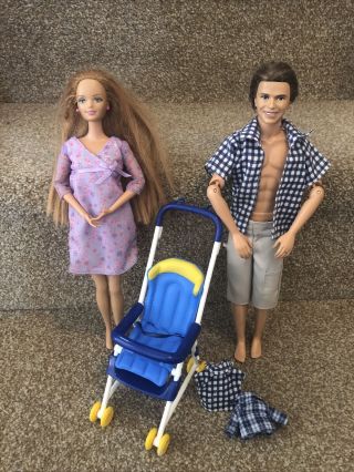 Barbie Happy Families Midge Doll Dad Baby Pushchair Spares Clothes
