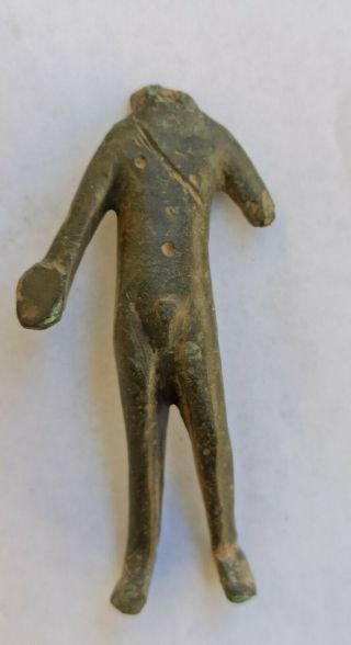 Ancient Roman Bronze Figurine 200 - 300 Ad
