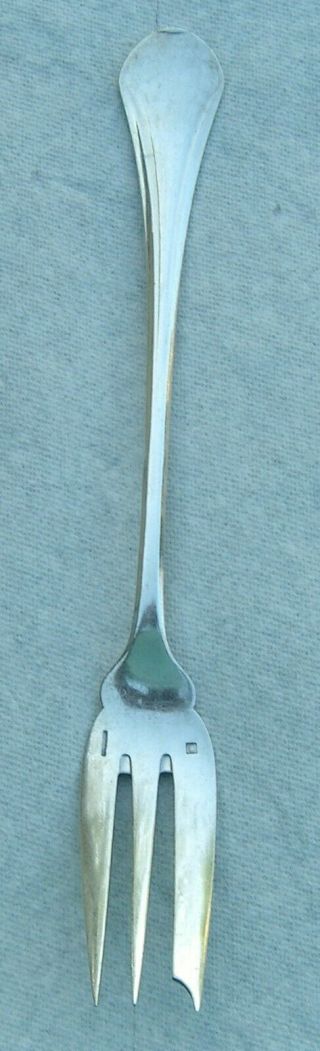 Signed Christofle Silverplate Serving Fork Unknown Pattern France