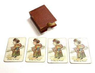 Vintage Antique Collectible Snap Card Game - England