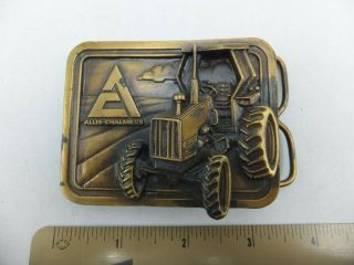 Vintage 1980 Allis - Chalmers Ac 6080 Row - Crop Tractor Farming Belt Buckle Read