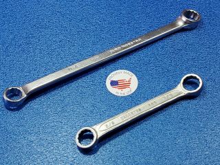 You Get Both Antique Duro Indestro 5/8 X 11/16 Box End Wrenches 713a & 923 Set