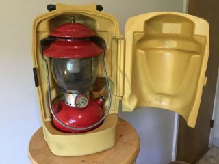 Vintage Coleman 200a Lantern Dated May 1964 With Case Dated June 1977