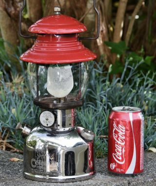 Vintage 1956 Coleman Model 200 Lantern Sunshine Of The Night Made In Canada