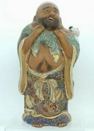 Japanese Buddha Ornament Figurine 10 Inch