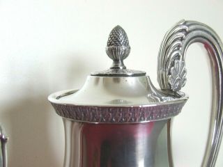 Vintage St.  Medard Silver Plated Coffee Pot with Pheasant Head Spout. 3