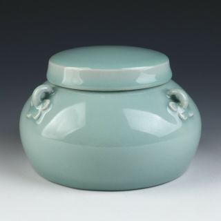 Antique Chinese Porcelain Tea Caddy 3