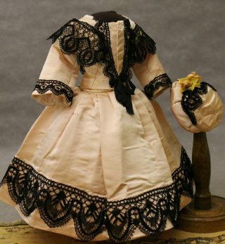 Dress And Hat For Fashion Doll 15 - 16 Inches