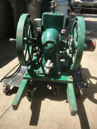 Antique Mccormick Deering Ihc 1 1/2 Hp Mogul Stationary Gas Engine