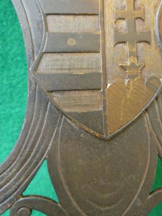 Antique Hungarian Boy Scouts of Hungary Team Flag Pole Topper Finial Large Size 6