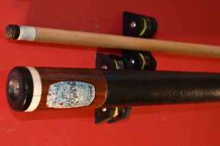 Vintage Brunswick Willie Hoppe Professional From The 1940 ' s Antique Pool Cue 4