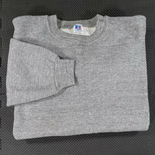 Vintage 80s Russell Athletic Crewneck Sweatshirt Xl Gray Tri Blend Rayon Usa
