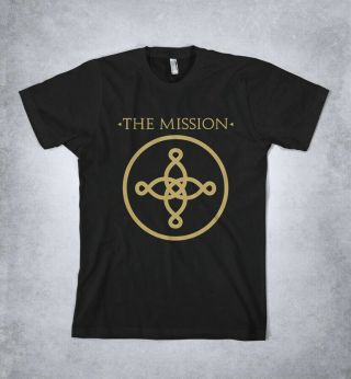 The Mission Band T - Shirt,  The Mission Uk Gothic Rock Band Shirt