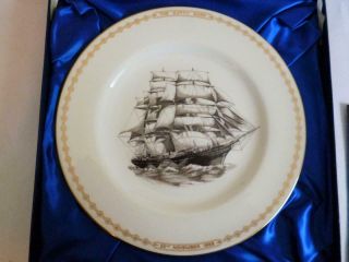 Spode Cutty Sark Commemorative Plate 1869 - 1969,  Box And Pamphlet