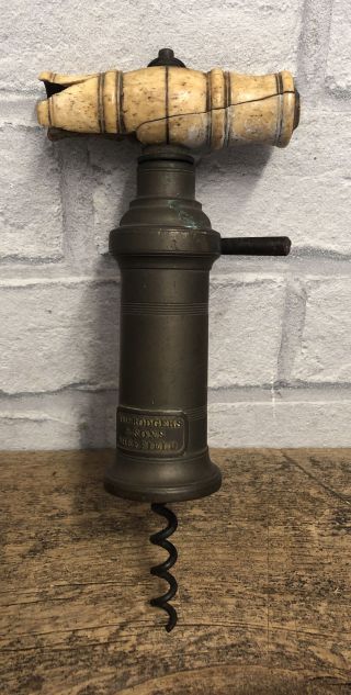 Antique Josh Rodgers & Sons Victorian Corkscrew For Repair / Spares