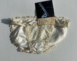 Vintage Formfit Nylon Lace Panties Underwear Old Stock With Tags Size Small