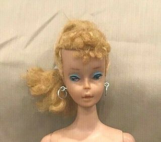 VINTAGE 1960 BLONDE PONYTAIL BARBIE 4 IN WITH CLOTHES 4