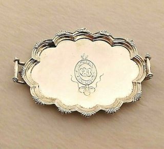 Miniature Sterling Silver Tray Dollhouse 1:12 Artist Obadiah Fisher Reserved