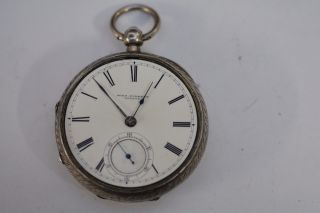 Antique John Forrest Silver Fusee Pocket Watch Maker To The Admiralty London1899