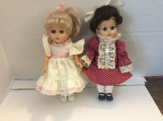 2 Vintage Vogue Dolls 1984 With Dresses