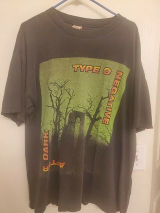 Type O Negative 1998 After Dark Vintage Shirt Blue Grape Size Xl