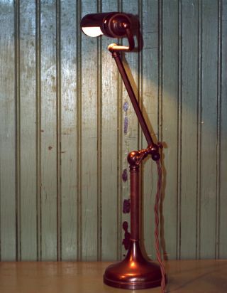 Vintage Antique Industrial Desk Accent Lamp - Adjustable Student Light