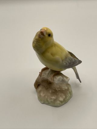 Vintage Hutschenreuther Yellow Bird Figurine.  Made In Germany